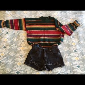 Vintage cable knit oversized sweater